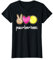 Peace Love Tennis Tennisspieler Damen Mädchen T-Shirt