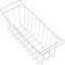 sparefixd Panier métallique pour congélateur Cannon 50 cm de long
