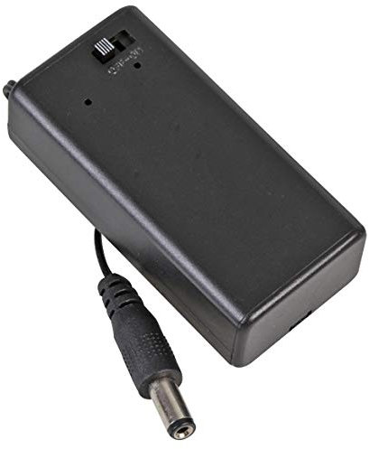 Battery Box, 1X PP3, Switched, DC Plug, Battery Holders Accessories, Qty X 1