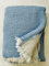 Sofo Bedspread & Throw Handgefertigte Bettdecke & Wurfdecke - 100% türkische Baumwolle & Mullgewebe - Atmungsaktiv, nachhaltig & luxuriös weich Maße: 240-260 cm - Perfekt für jede Wohnkultur (Blau)
