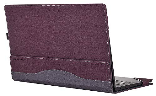 XJchen Laptop-Hülle für Lenovo Yoga 7 9 2-in-1 14ILL10 14AKP10 14AHP9 14AHP9 14IAL7 14ARB7 14ARP8 14ARP8 14IAP7 14IRP8 IdeaPad Slim 3 5 ThinkBook 14 G8 Schutzhülle Ärmel (Weinrot)