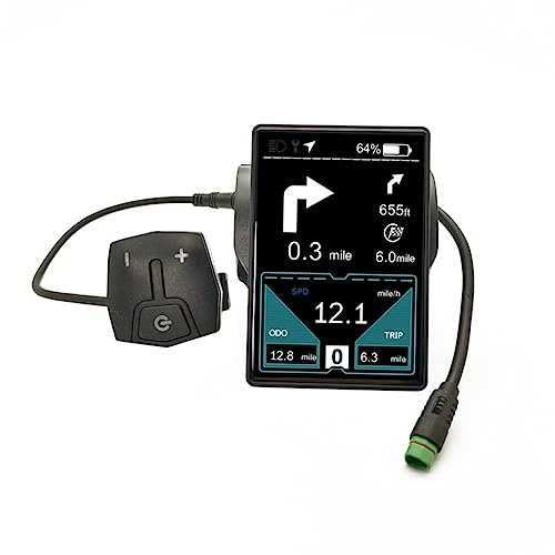 TsoLay 1 Stück E-Bike LCD-Display TFT-Farbdisplay IPS-Display Ersatzteile Zubehör für BBS01 BBS02 E-Bike-Teile, CAN-Protokoll