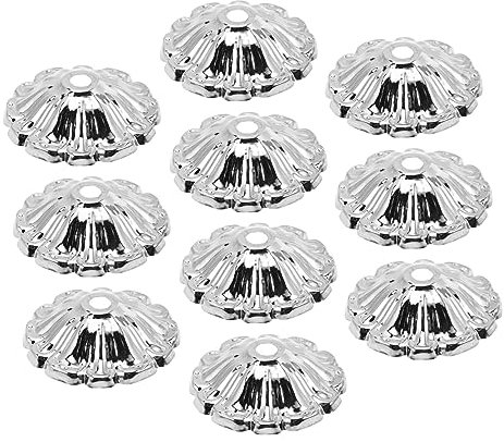 Garneck 10st Zubehör Led-tischleuchte Lampenendstücke Dekorativ Led-tischlampe Lampara De Escritorio Geführt Blumenförmige Lampenabdeckung Lampenschirm Metall Waschmaschine Blütenform