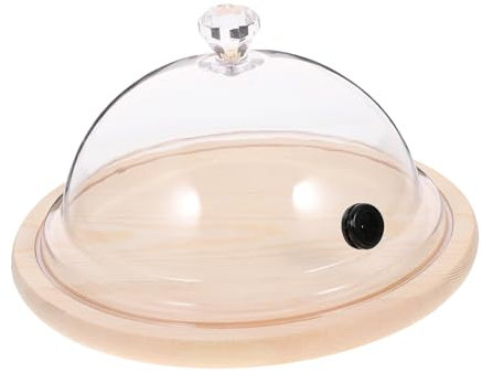 DECHOUS Transparent De Présentation Pour Gâteaux Avec Base Couvercle Réutilisable Pour Desserts Pour Infuser Saveurs Et Préserver La Fraîcheur Des Aliments