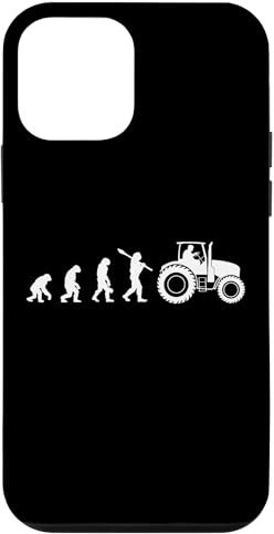 Landwirt Evolution Bauer Trecker Traktor lustiges Geschenk Hülle für iPhone 12 mini