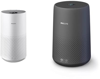 Philips Luftreiniger Smart 1000i Serie, Reinigt Räume bis zu 78 m² & 800i Serie Kompakt-Luftreiniger, 49m2, HEPA- und Aktivkohlefilter