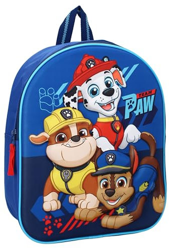 Rucksack 3D Paw Patrol Pups At Play, 32x26x11 cm