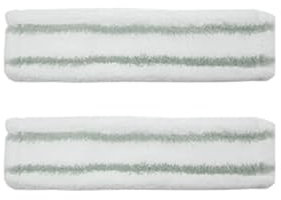 Chiffons en microfibre compatibles avec la machine de nettoyage de vitres Karcher WV1 WV50 WV75, grattoir à vitres, tampons d'essuie-glace, chiffons, outils de nettoyage de remplacement(2 pcs)