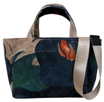 DOGO Damen Vegan Mehrfarbig Medium Tote Bag – Petals Motiv, mehrfarbig, Einheitsgröße