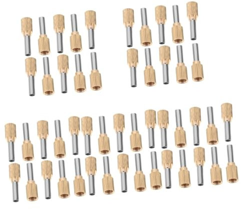 DOITOOL 5 Sätze Beauty-tool Werkzeug Zum Entfernen Von Fugenmörtel Handbohrmaschine Düsenspitzen Abdichten Crimpwerkzeug Zange Verstemmmaschine Bausatz Rostfreier Stahl Golden 10 Stück * 5