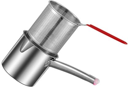YARNOW Panier à Friture avec Poignée Ergonomique pour Friteuse Panier à Friture Profond Facile à Nettoyer