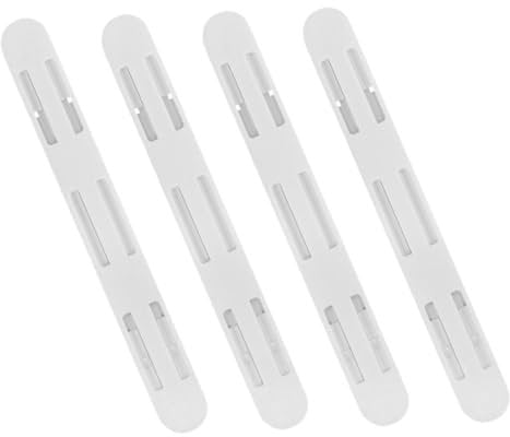 VALICLUD 4pcs Sturdy Drawer Slides Multifunctional Storage Bin Organizers for Kitchen Bedroom Dormitory Smooth Quiet Performance Easy Operation Adhesive Cabinet Drawer Sliders