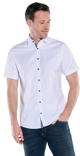 engbers Herren Hemd My Favorite, Reinweiss
