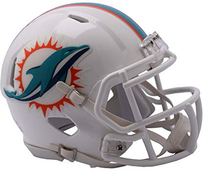 NFL Riddell Football Speed Mini Helm Miami Dolphins
