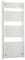 companyblue 700mm Wide Chrome Heated Towel Rail Radiator Flat/Straight Ladder for Stylish Bathroom (700 x 1700 mm)