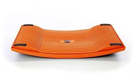 Kenson 170092 Balance Board Orange Balancetrainer (Balanceboard, Orange, 320 mm, 520 mm, 20 mm, 1,85 kg)