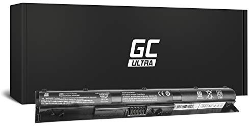 Green Cell® Ultra Série KI04 Batterie pour HP Pavilion 14-AB 15-AB 15-AK 17-G Ordinateur PC Portable (Les Cellules Originales Panasonic, 3400mAh, Noir)