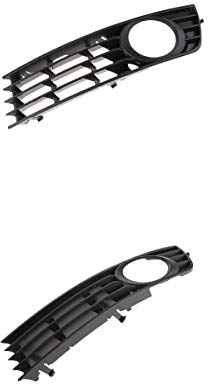 Almencla Frontstoßstange Untere Nebelscheinwerfer Lampe Rechts/Links Gitter Für Audi A4 S4 B6 01 05