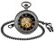 MICGIGI-Unisex Taschenuhr mit Halskette Kette Analog Handaufzug Klassisch Lupe Mechanische Taschenuhren