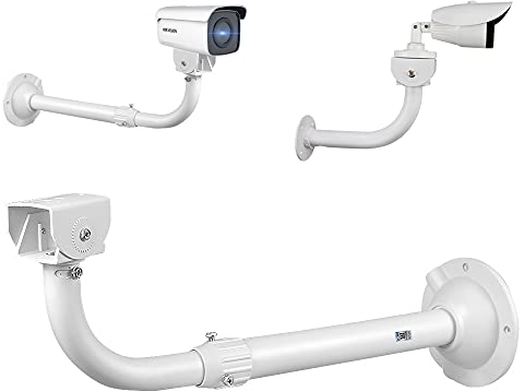 compcctv CCTV Security Camera Mount Bracket, Telescopic Adjustable Universal Camera Wall Mounting Bracket for CCTV Security Camera