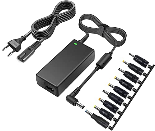 TKDY Cargador Universal Portátil 65W Adaptador Corriente 19V 3.42A para HP DELL Toshiba IBM Lenovo Acer ASUS Samsung Sony Fujitsu Gateway Notebook Ultrabook Chromebook