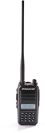Dynascan Radio VHF/UHF DB-59 dual band 144-146MHz e 430-440Mhz, Black