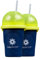 Magic Freez Slushy Maker – Tragbarer Slushy Becher aus Silikon mit 2-in-1 Strohhalm und Löffel – Slush Ice Maker für erfrischende Slushies – Slushi Cup zum Slush Eis selbermachen – 370ml