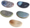 Small Ceramic Spoon Rest 5 pcs (0.55 x 1.45 x 2.16), Spoon Rest for Stove Top,Heat Resistant Porcelain Spoon Utensil Holder-Kitchen Utensil Rest Table Decor and Accessories