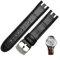 HEPUP Echtes Leder Uhrenarmband Für Swatch YRS403 412 402G Uhrenarmband 21mm Uhrenarmband Männer Gebogene Ende Uhren armband, 21 mm, Achat