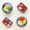 4pcs Funny Ramen & Sushi Refrigerator Magnets Decorative, for Frigdet Magnets Collector, Ramen Lover, Asian Food Lovers, Cute Home Office Decorative Magnets, with Big Strong Magnet…