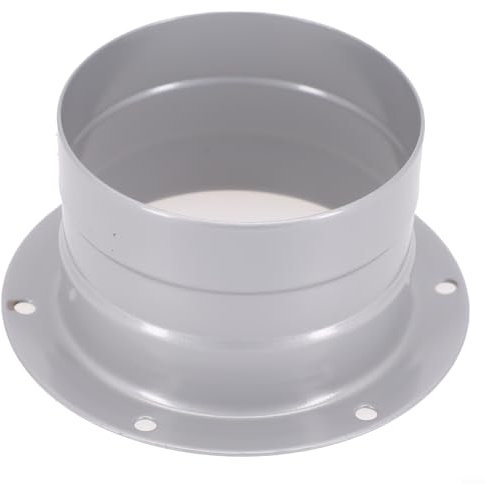 Duct Connector Flange, Metal Flange Vent Pipe Fitting Wall Air Wall Flange Connection Fittings Flange Adapter for Ventilation(75mm)