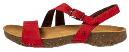 ART Damen 1045 I Breathe Flache Sandale, rot, 39 EU