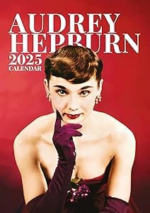 Audrey Hepburn Kalender 2025, A3, vollfarbig, Spiralbindung