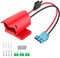 Power Wheel Adapter for Milwaukee M12 Battery Adapter 12V Power Wheel Battery Converter with Wire Harness Connector Compatible with Peg-Perego Children's Riding Toys 12AWG Wire Connector with Fuse