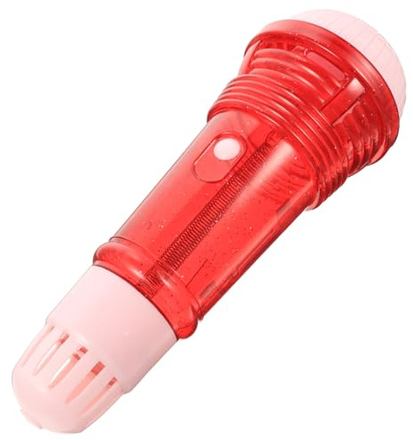 JOINPAYA Red Plastic Echo Microphone for Lightweight Simulation Musical Instrument for Birthday Parties and Role Play Easy to Hold and Carry for Boys and Early Music Education
