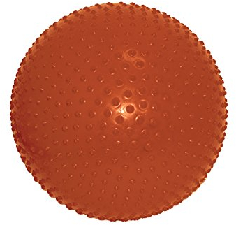 CanDo Gymnastikball mit NOPPEN/Sitzball/Motorikball - SENSI-Ball - orange, 55 cm