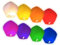 Lot de 20 lanternes chinoises volantes
