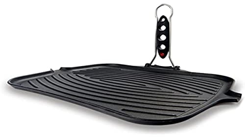 ILSA Bistecchiera con Indicatore Termico, Dietellago!, Ghisa Smaltata, cm 28x36