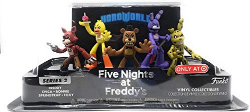 Funko 24147 POP Vinyl Five Nights at Freddy's Action Figures Exclusive Freddy, Chica, Bonnie, Springtrap, Foxy