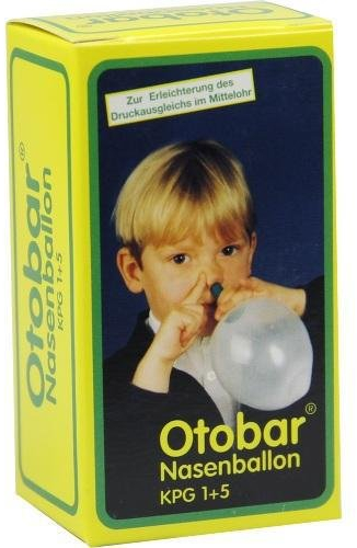 Otobar Nasenballon 1 stück, Transparent, Medizinprodukt, Medizinischer Ballon, für Erholte Personen mit respiratorischen Beschwerden, Erwachsene (Unisex)