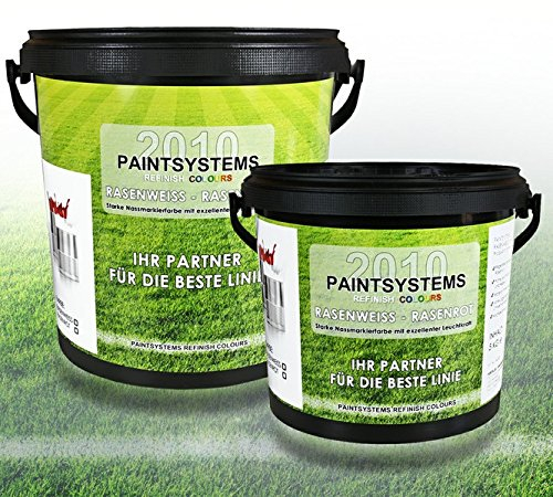 Paintsystems Rasenmarkierung - Sportplatz Linien-Markierung-Rasenweiss 15kg Konzentrat