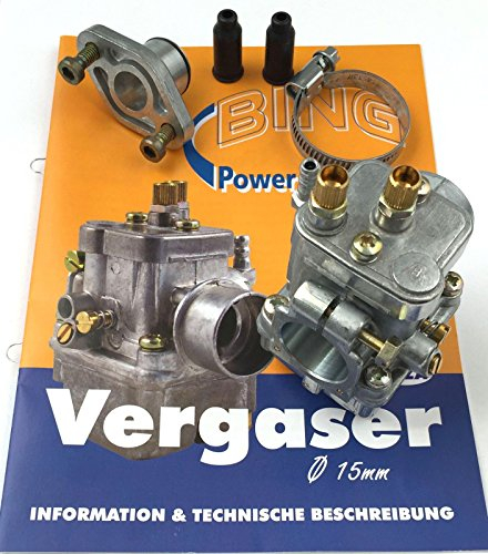 Vergaser, kpl. BING 17/15/1104 - (60km/h-Variante) Roller SR50/1
