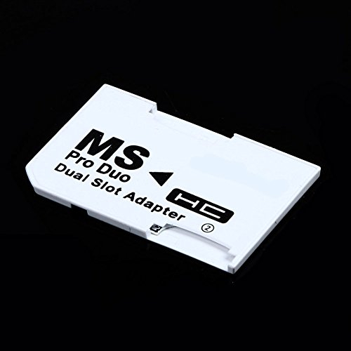 Dual Slot Micro SD TF zu MS Memory Stick Pro Duo Speicherkarte Adapter für PSP 1000 2000 3000 Kamera Mobiltelefon