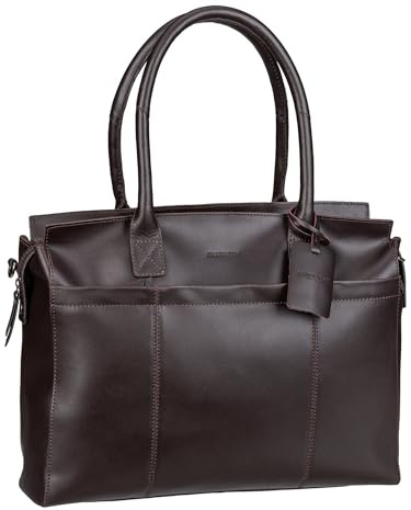 Burkely Vintage Doris Schultertasche Leder 39 cm Laptopfach