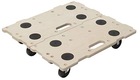 wolfcraft 5543000 Puzzle Boards Möbelroller ft 400, 2 Stück