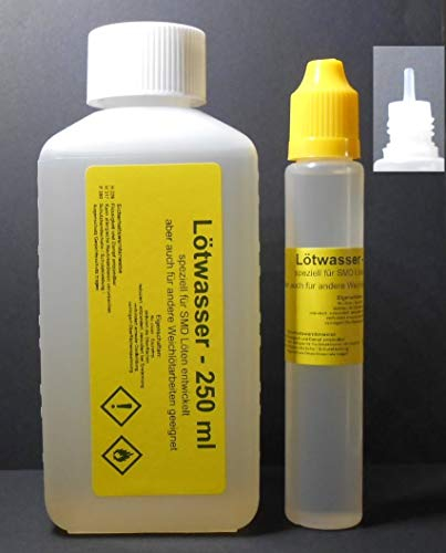280 ml Lötwasser (FLUX), Flussmittel speziell für SMD hohe Industriequalität (no clean,säurefrei) Weichlöten