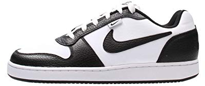 Nike Ebernon Low Prem, Chaussures de Basketball Homme, Blanc (White/Black/Wolf Grey 102), 41 EU