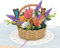 Lovepop® Blumenkorb besondere 3D-Pop-Up-Karte zum Valentinstag, Geburtstag, Muttertag | einzigartige Blumen Klapp-Karte, inklusive Grußkarte mit Einsteckfach und Umschlag