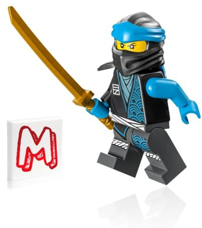 LEGO Ninjago Minifigur NYA (Legacy) mit 2 Bonus Schwertern