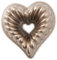 Nordic Ware Elegant Heart Cast Aluminum Bundt Pan, 10 Cup, Toffee